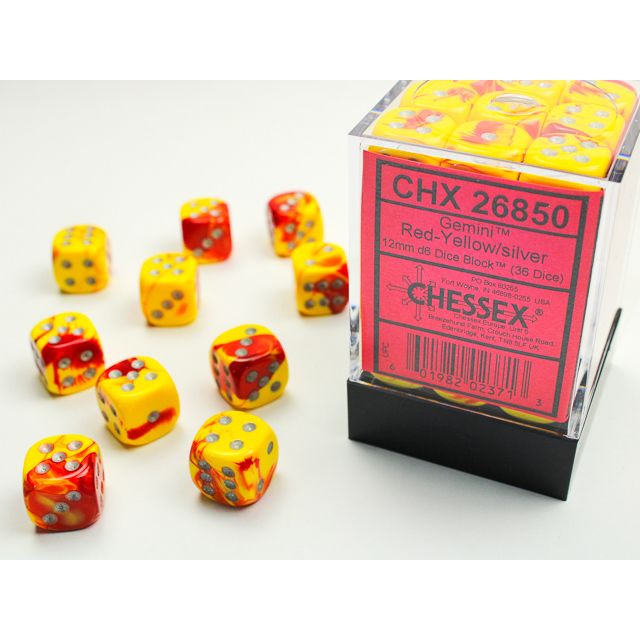 Chessex | 12mm D6 Block (36) - Gemini
