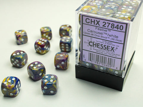 CHX : 12mm Dice Block - Festive (36xD6)