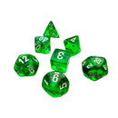 Chessex | Mini RPG Dice Set - Translucent (7)