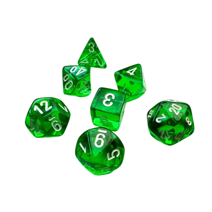 Chessex | Mini RPG Dice Set - Translucent (7)