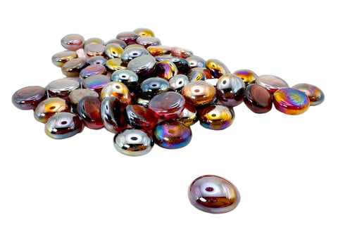 Chessex | Glass Stone Tubes - Iridized
