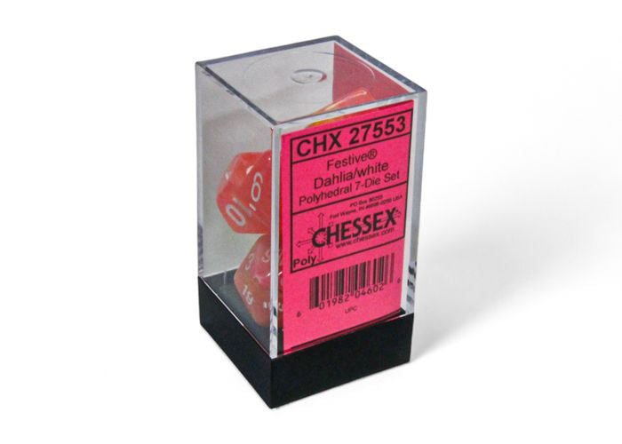 CHX : RPG Dice Set - Festive (7)