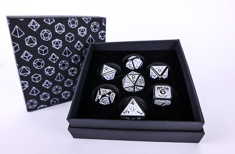 LevelUp | Metal RPG Dice Set (7) - Draco