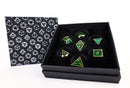 LevelUp | Metal RPG Dice Set (7) - Serif