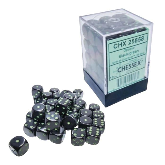 Chessex | 12mm D6 Block - Opaque (36)
