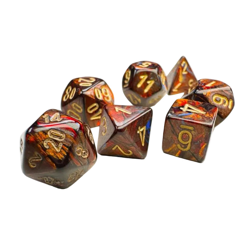 Chessex | Mini RPG Dice Set - Scarab (7)