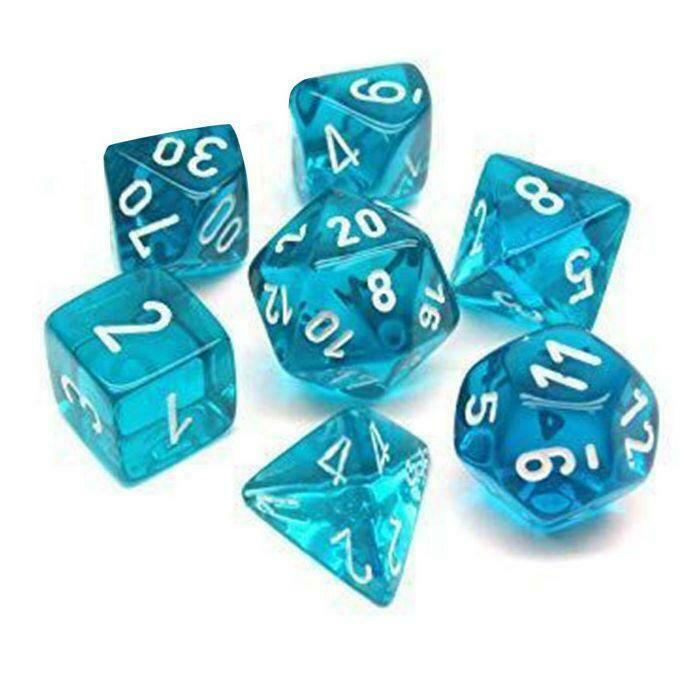 Chessex | Mini RPG Dice Set - Translucent (7)