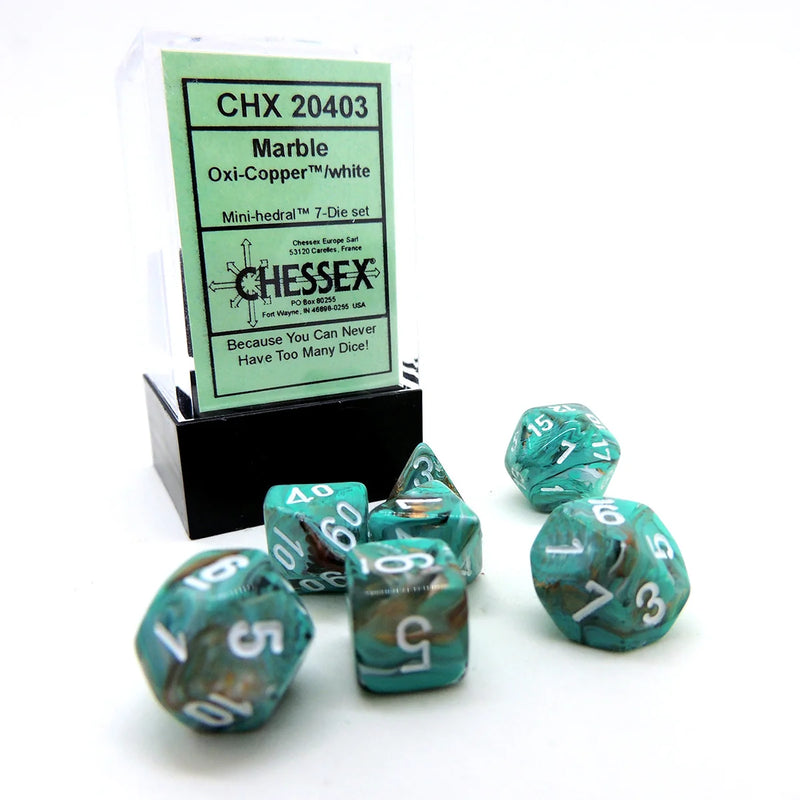 Chessex | Mini RPG Dice Set - Marble (7)