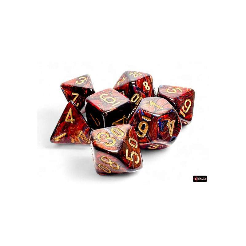Chessex | Mega RPG Dice Set - Scarab (7)