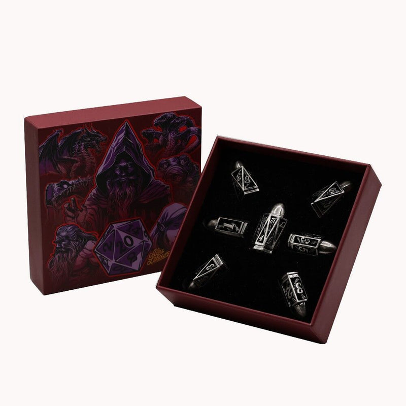 LevelUp | Metal RPG Dice Set (7) - Bullet