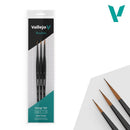 Vallejo : Design Brush Set - Natural Hair & Synthetics (3)