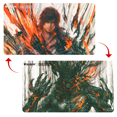 Ultra PRO : Double-Sided Playmat - Clive, Ifrit's Dominant / Ifrit, Warden of Inferno (MtG: Final Fantasy)