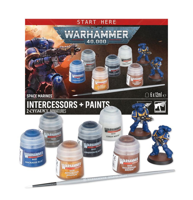 40K | Space Marine Intercessors - Paint Set (11E)