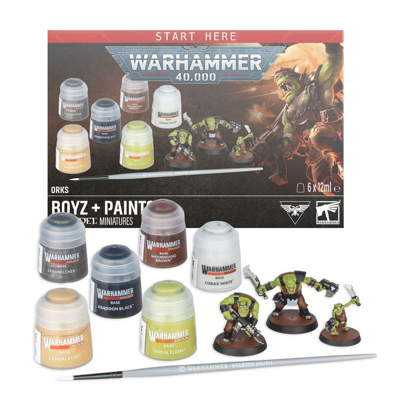 40K | Ork Boyz - Paint Set (11E)