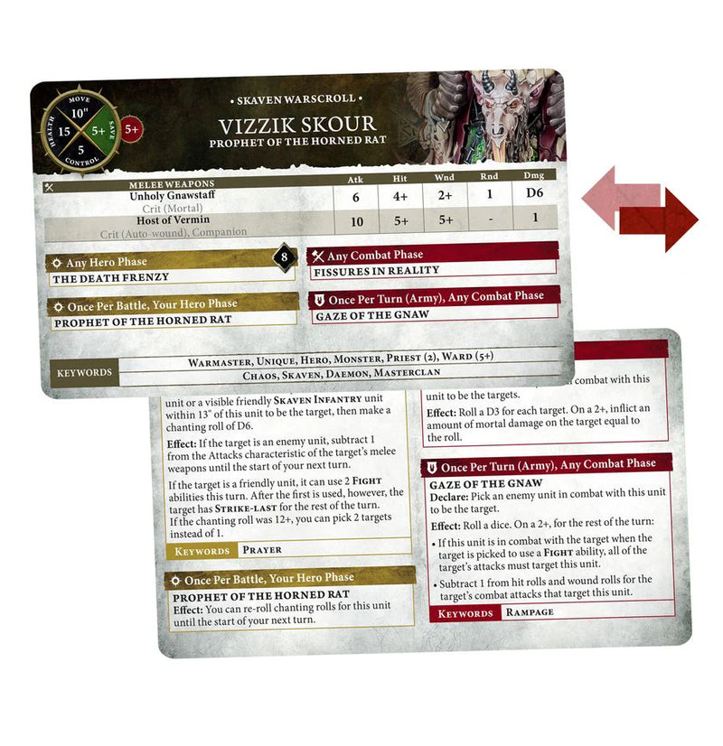 Skaven | Warscroll Cards (4E)