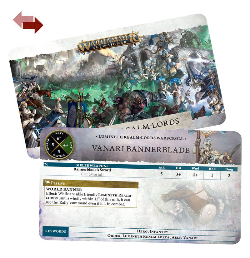 Lumineth Realm-Lords : Warscroll Cards (4E)