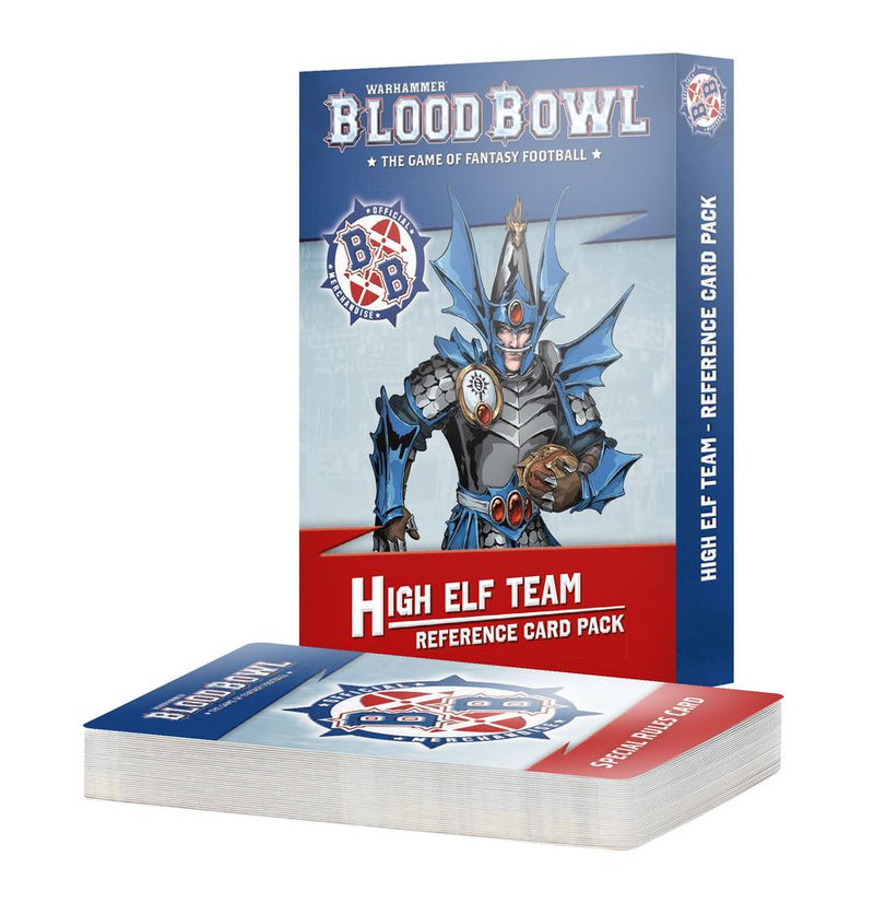 Blood Bowl | High Elf Team, Dice, Reference Card Pack & Pitch