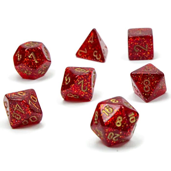 Chessex | Mini RPG Dice Set - Glitter (7)