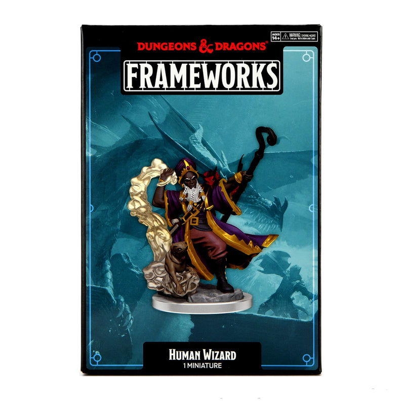D&D Frameworks Miniatures | Human Wizard