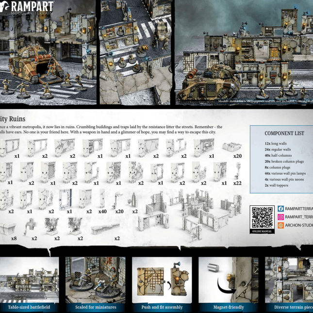 Rampart | Modular Terrain - City Ruins