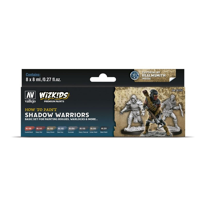 WizKids + Vallejo | Game Colour Paint Set (8)