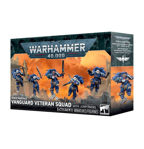 Space Marines | Vanguard Veteran Squad with Jump Packs