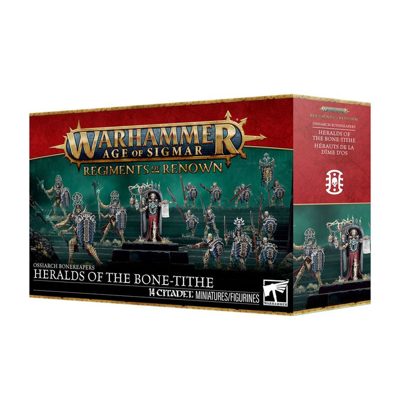 Ossiarch Bonereapers : Regiments of Renown - Heralds of the Bone-Tithe