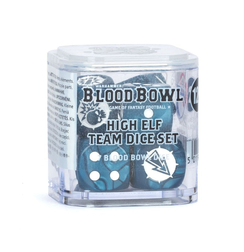 Blood Bowl | High Elf Team, Dice, Reference Card Pack & Pitch