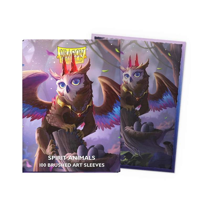 Dragon Shield | Spirit Animals - Brushed Art Sleeves (100 - Standard)