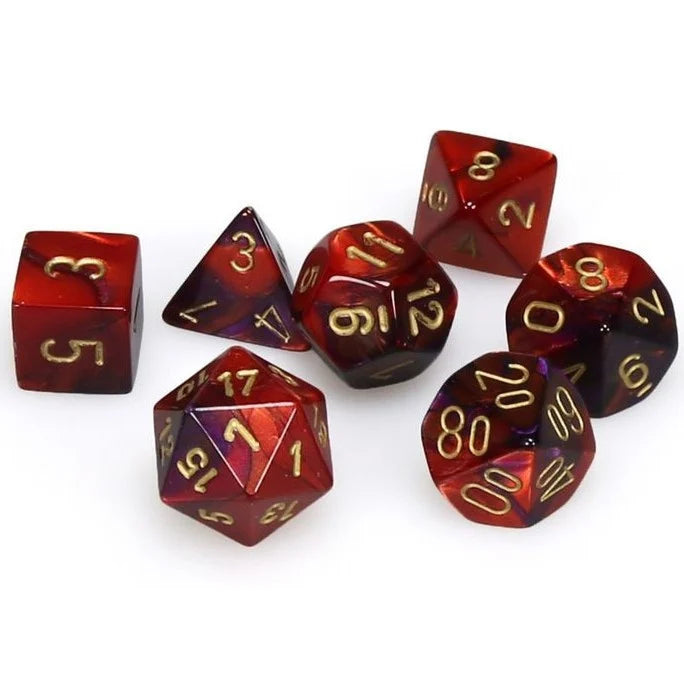 Chessex | Mini RPG Dice Set - Gemini (7)