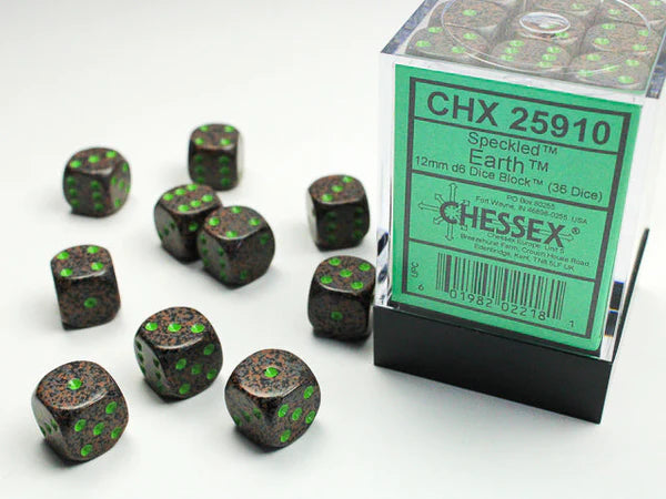 CHX : 12mm Block - Speckled (36xD6)