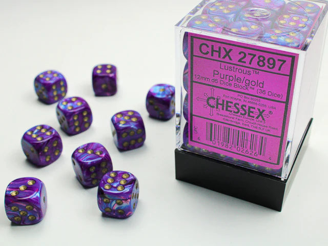 CHX : 12mm D6 Block (36) - Lustrous