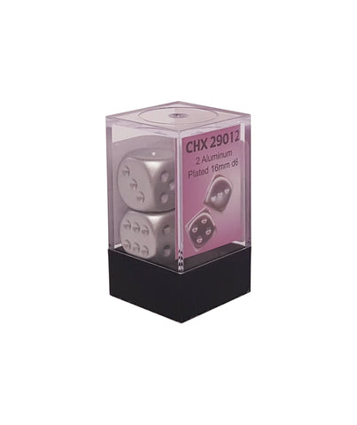 CHX : 16mm Dice Block - Metallic Plated (2xD6)