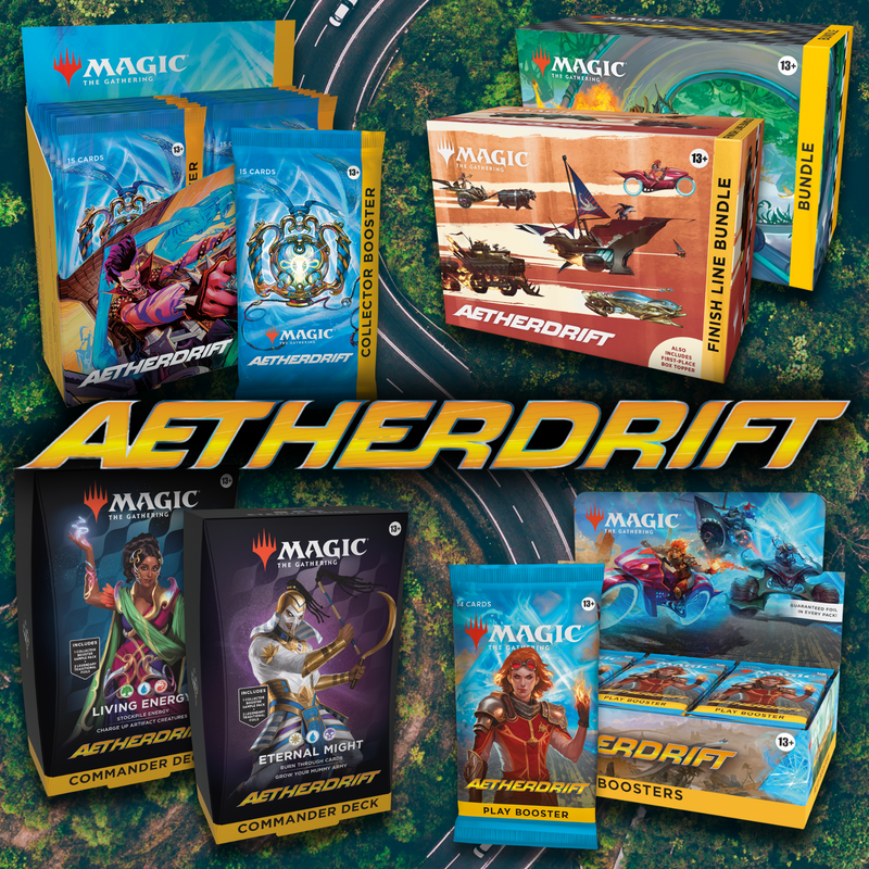 MtG : Aetherdrift - Boosters, Bundles & Commander Decks MtG : Aetherdrift - Boosters, Bundles & Commander Decks