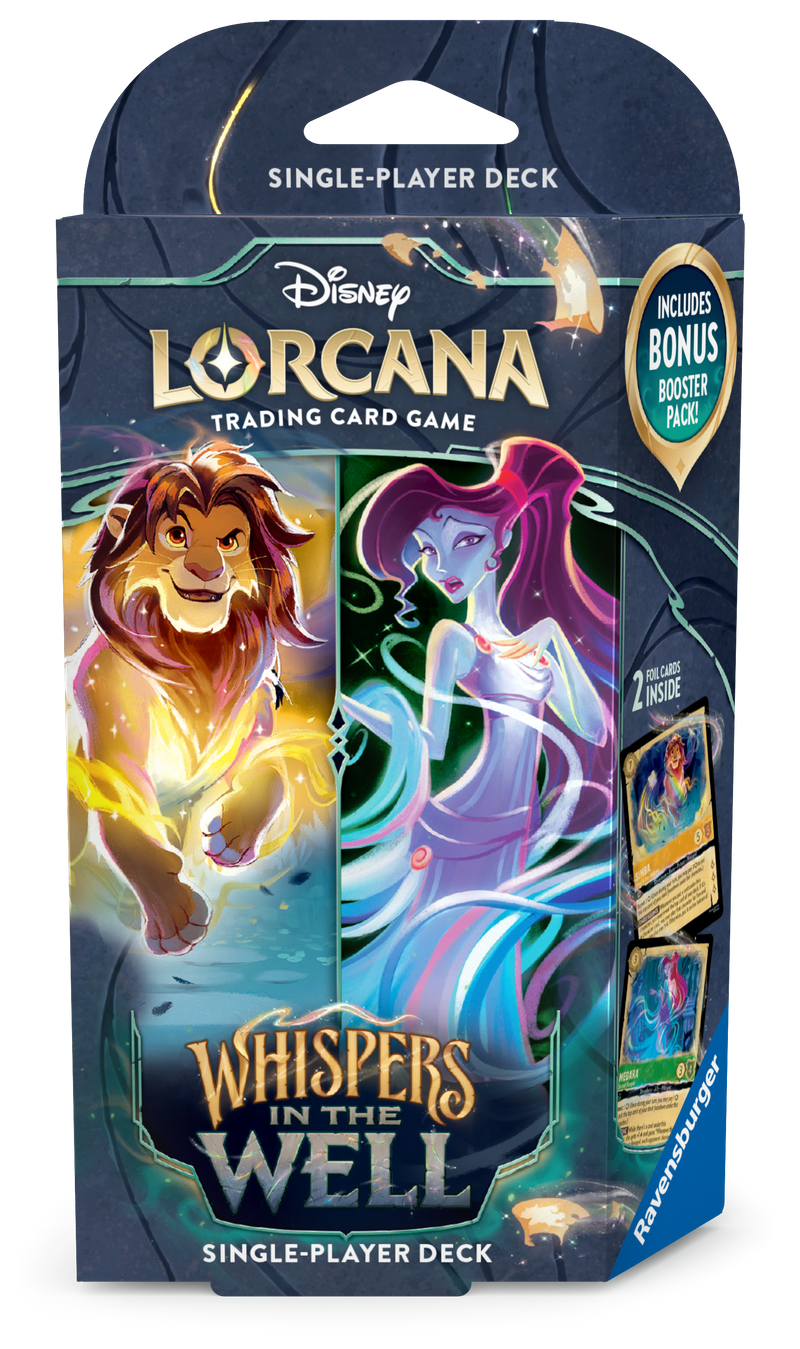 Lorcana TCG : Whispers in the Well (Set 10) - Boosters, Starter Decks & Troves