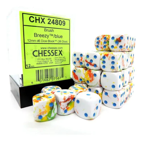 Chessex | 12mm D6 Block (36) - Brush