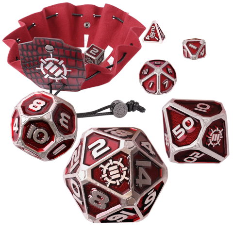 Enhance Tabletop : Collectors RPG Dice Set - Metal (7)