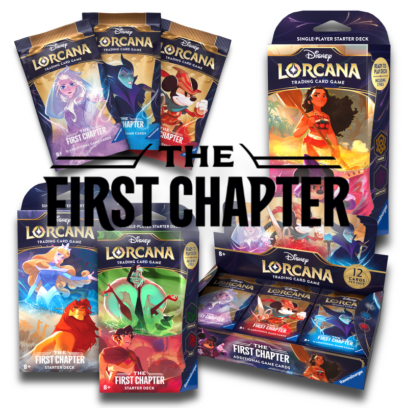 Lorcana TCG : The First Chapter (Set 1) - Boosters & Starter Decks Lorcana TCG : The First Chapter (Set 1) - Boosters & Starter Decks