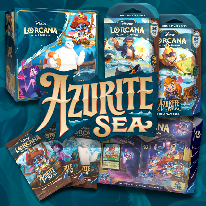 Lorcana TCG : Azurite Sea (Set 6) - Boosters, Starter Decks & Troves Lorcana TCG : Azurite Sea (Set 6) - Boosters, Starter Decks & Troves