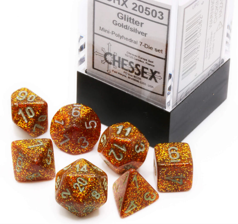 Chessex | Mini RPG Dice Set - Glitter (7)