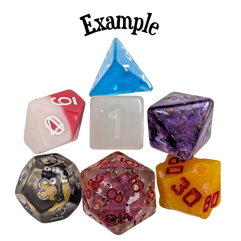 Mystery Dice Goblin | RPG Set (7) - Dice of Disappointment