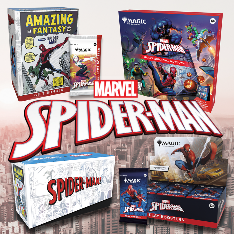 MtG : MARVEL's Spider-Man - Boosters, Bundles & Scene Box MtG : MARVEL's Spider-Man - Boosters, Bundles & Scene Box