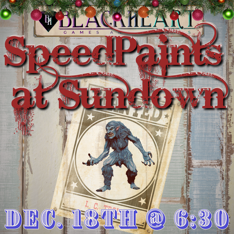 ( 18th Dec. ) -- Speedpaints at Sundown : XMas Round