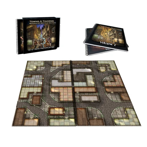 Books of Battle Mats - Towns & Taverns
