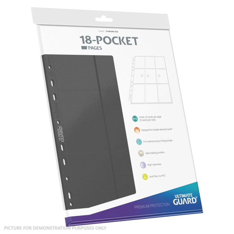 Ultimate Guard | 18-Pocket Binder Pages - Side-Loading (10-Pack)