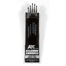 AK Interactive | Hard-Tip Silicone Brush Set (5)