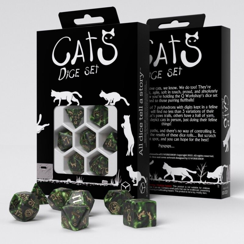 CATS RPG Dice Set (7)
