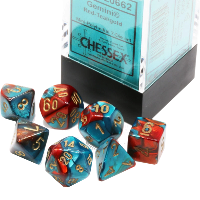 Chessex | Mini RPG Dice Set - Gemini (7)