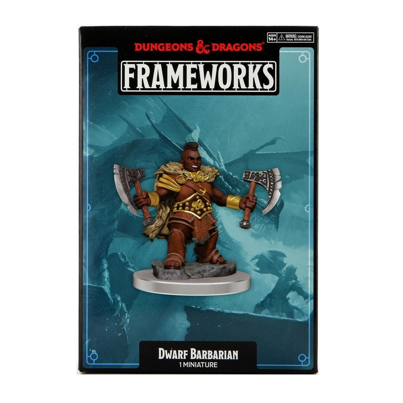 D&D Frameworks Miniatures | Dwarf Barbarian