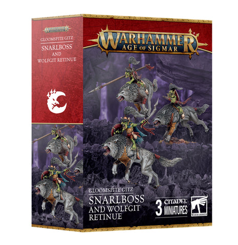 Gloomspite Gitz | Snarlboss & Wolfgit Retinue